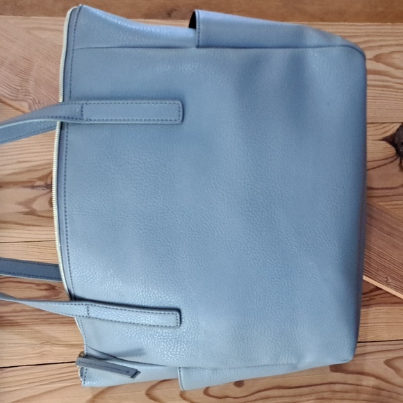 Hand Crafted Painted Elephant Faux Leather Purse Bag Tote Upcycle - Picture 9 of 16